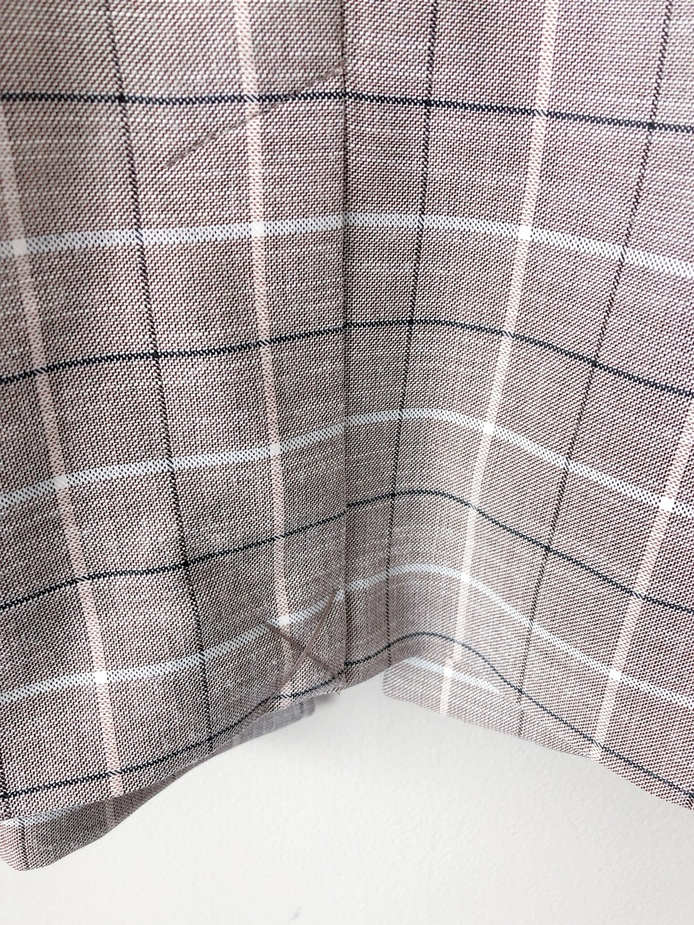 Reitman blazer size 10 women’s jacket plaid taupe - Picture 11 of 14